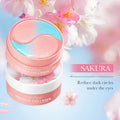 60Pcs  Sakura Collagen Eye Mask anti Dark Circles Eyes Bags Removal Moisturizing Firming Eye Patches Skin Care for Eyes
