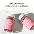 Collagen Gummies by  | High Strength Marine Collagen Supplement | Advanced Superior Type 1 Hydrolysed Collagen Peptides | Triple Strength Pure Formulation Supplement | 60 Gummies