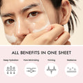 4PCS Collagen Mask, Collagen Mask Overnight, Collagen Mask for Hydrating, Collagen Real Deep Mask for Moisturizing, Collagen Mask Overnight, Korean Face Mask, Overnight Face Mask(4Pcs)