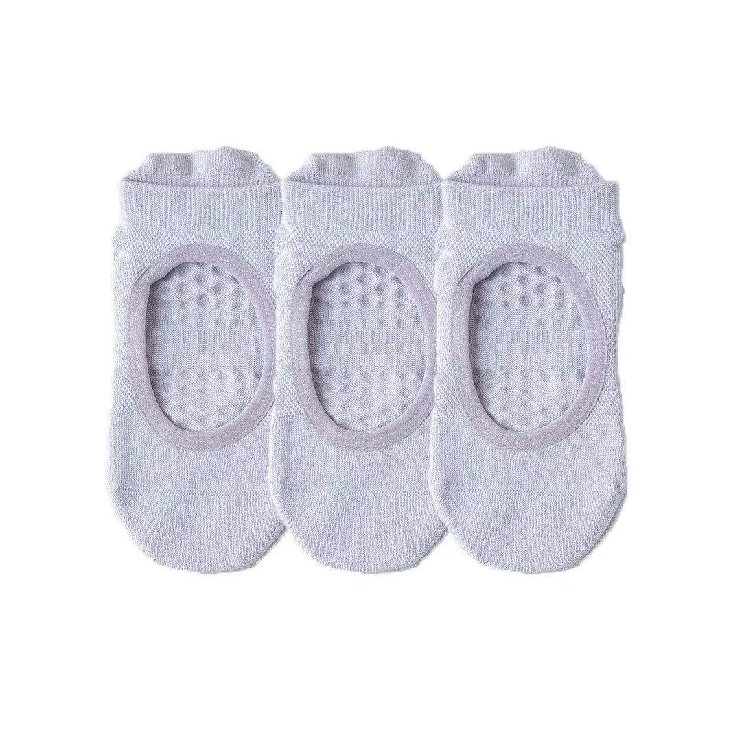 1/6_Pairs Women'S Yoga Socks Non-Slip Pilates Dance Socks Non-Slip Floor Slippers with Handles for Gym Indoor and Fitness Ballet