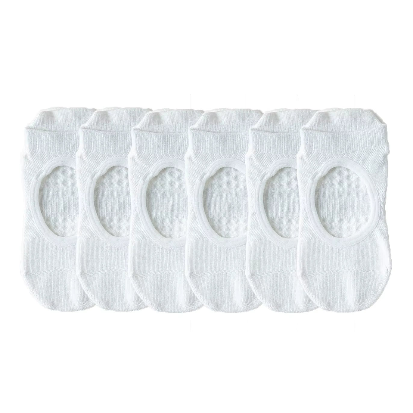 1/6_Pairs Women'S Yoga Socks Non-Slip Pilates Dance Socks Non-Slip Floor Slippers with Handles for Gym Indoor and Fitness Ballet